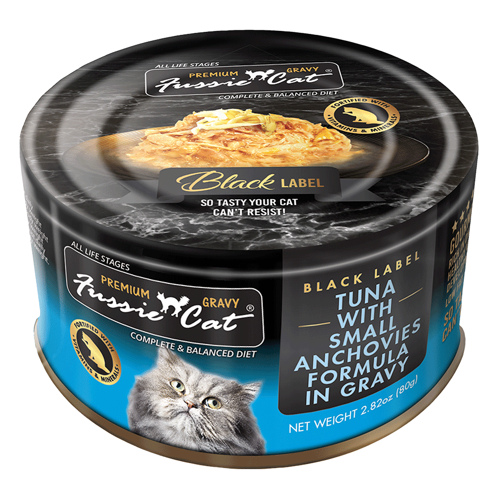 Fussie Cat Cans Black Label Tuna 2.8oz