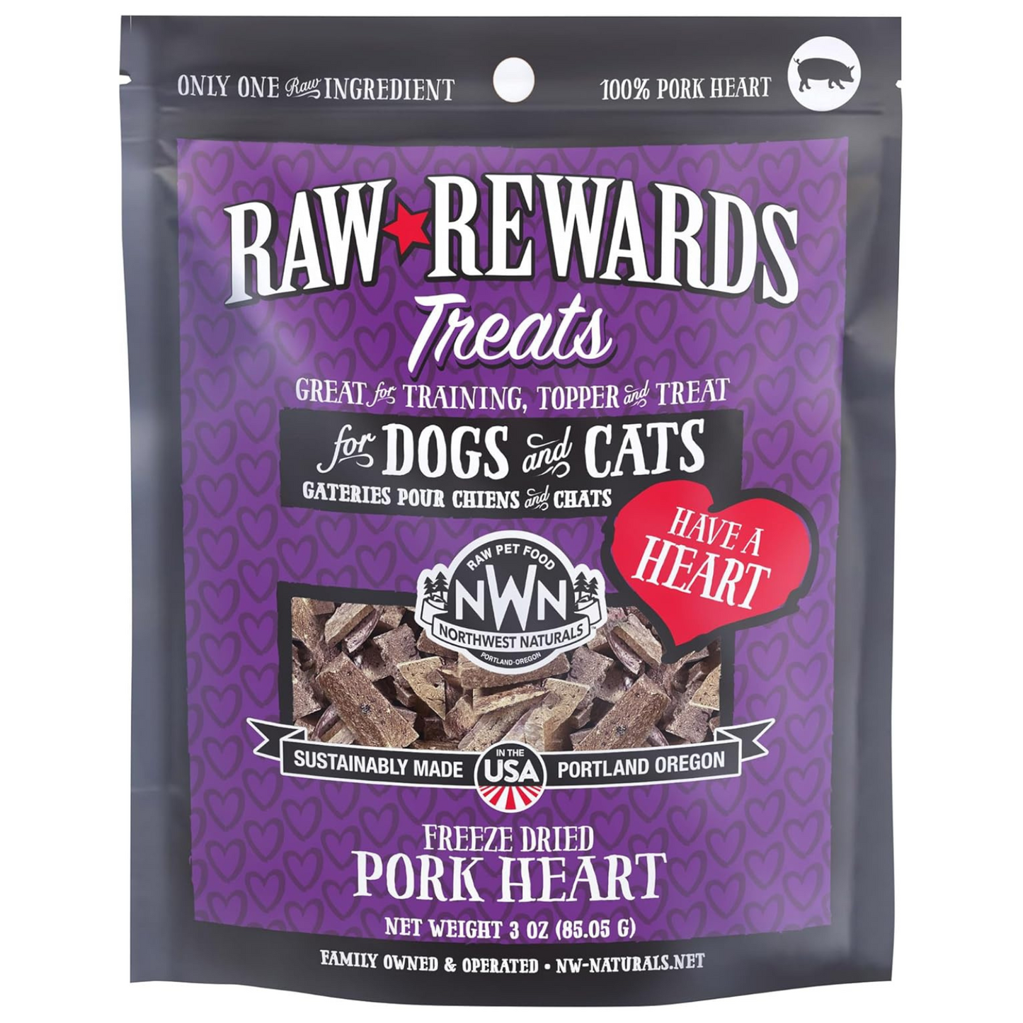 Northwest Naturals FD Pork Heart