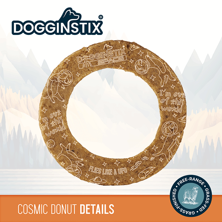 Doggin Stix Lamb Collagen Cosmic Donut