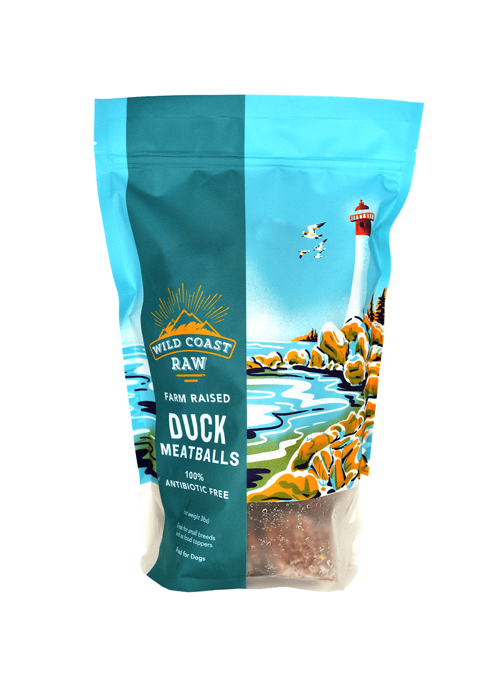 Wild Coast Dog Raw Duck