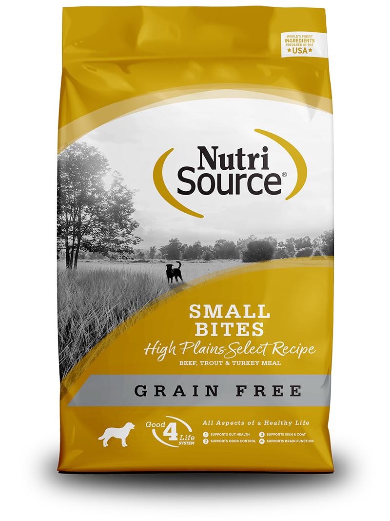 NutriSource Dog Grain Free Small Bites High Plains