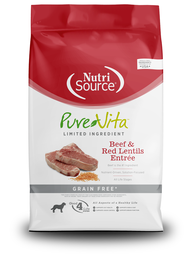 PureVita Grain Free Beef & Lentil