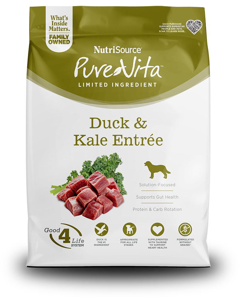 PureVita Grain Free Duck & Kale