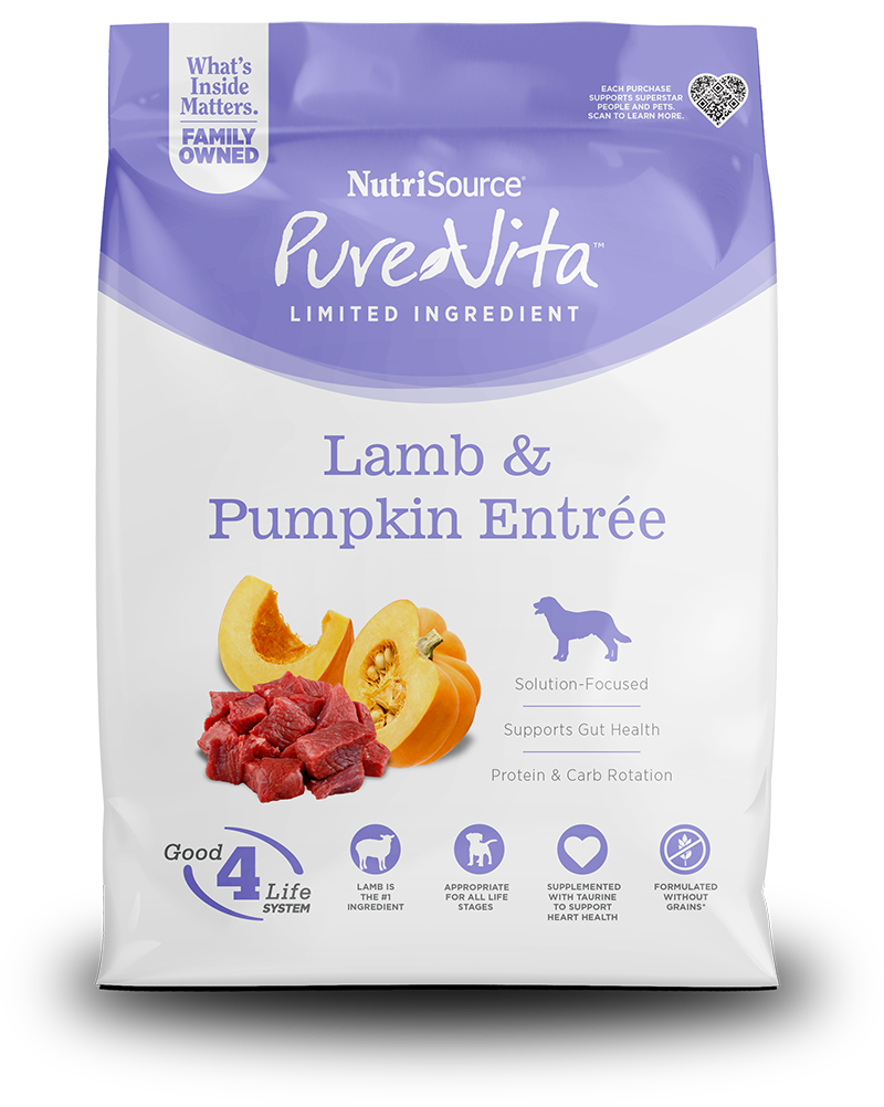PureVita Grain Free Lamb & Pumpkin