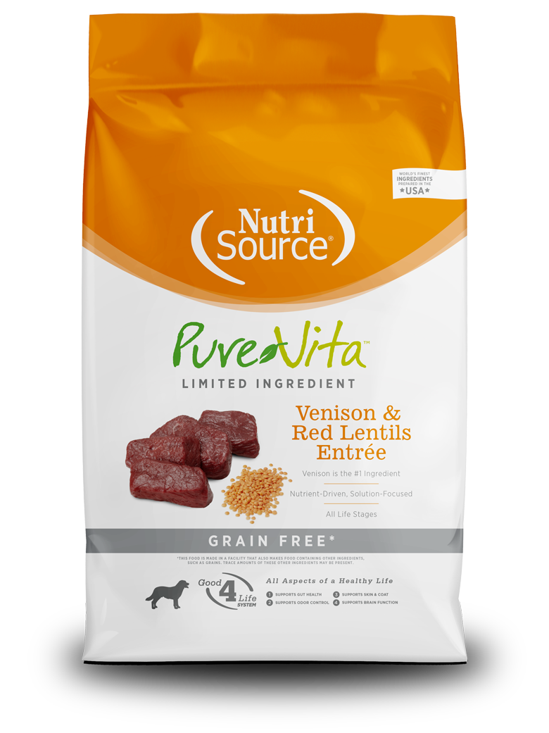 PureVita Grain Free Venison & Red Lentil