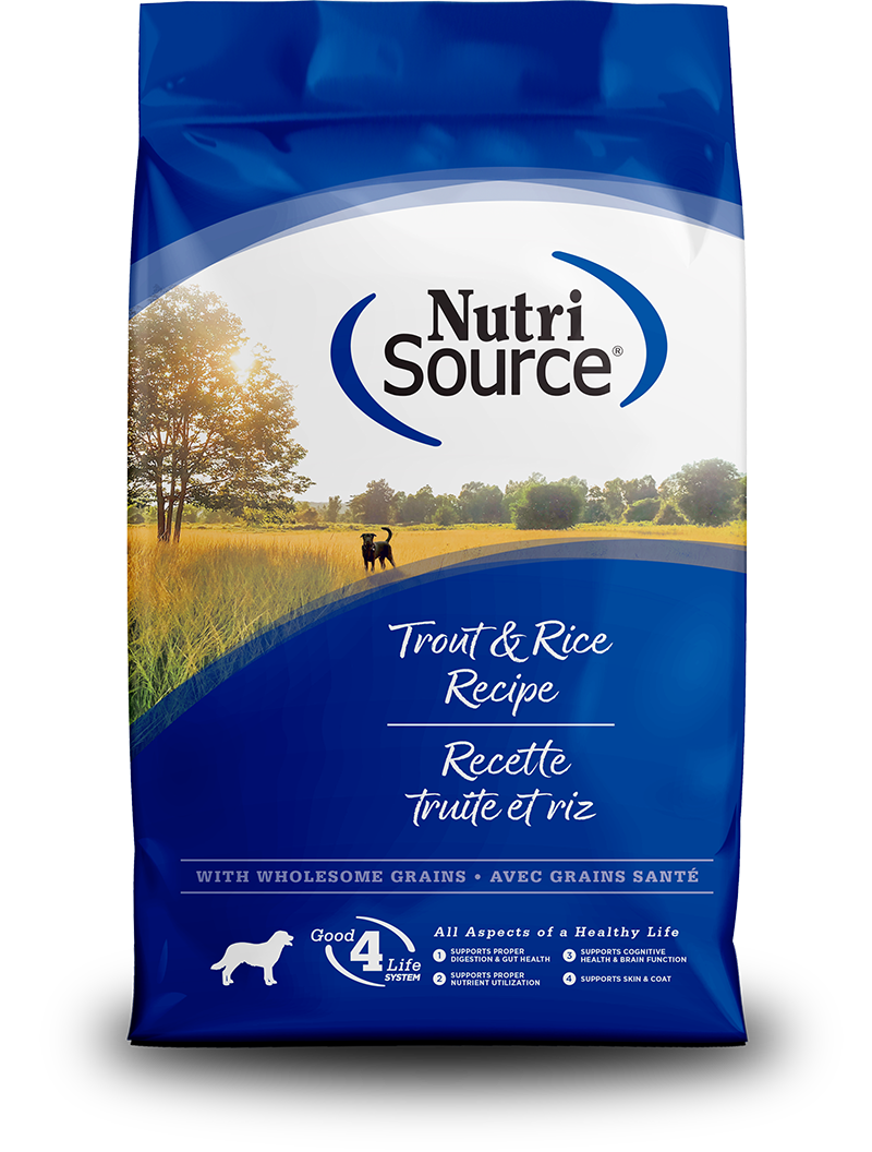 NutriSource Dog Trout & Brown Rice