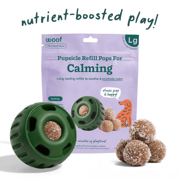 Woof Pupsicle Refill Pops Calming Wellness