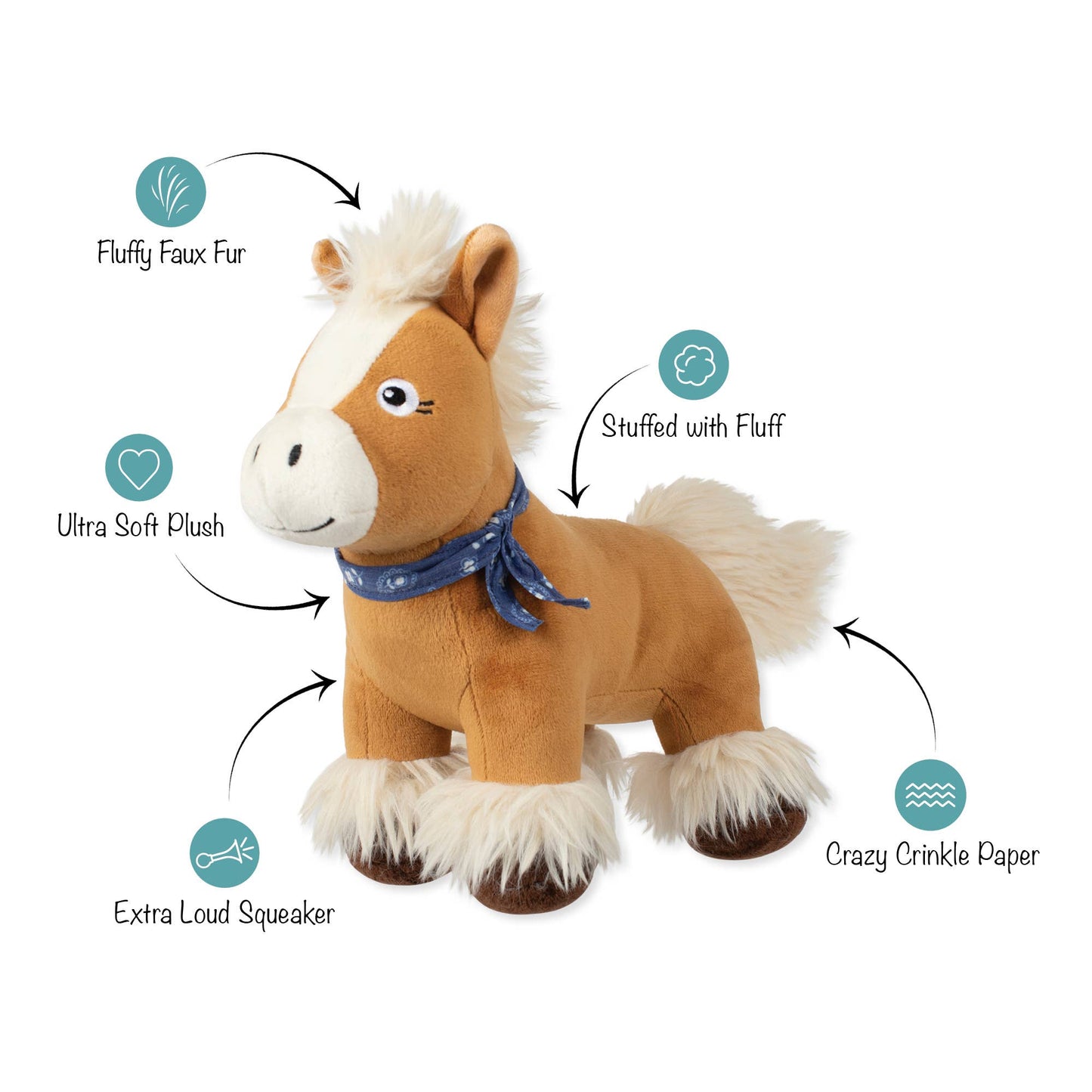 HAY THERE CUTIE PLUSH DOG TOY
