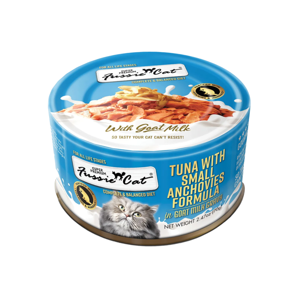 Fussie Cat Cans with Goat's Milk