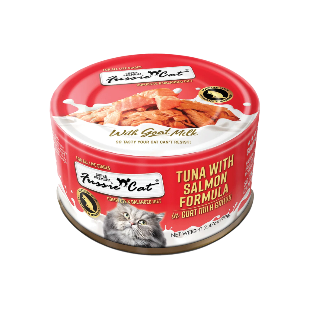 Fussie Cat Cans with Goat's Milk