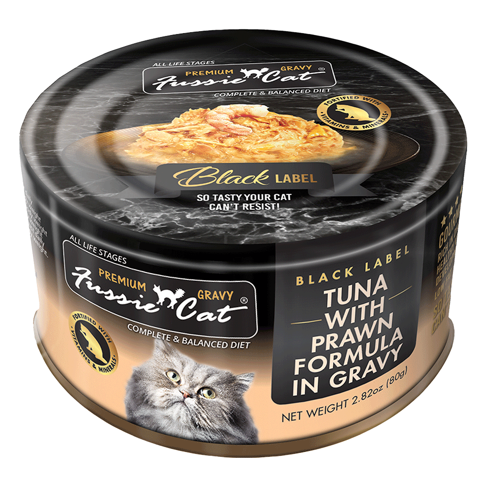 Fussie Cat Cans Black Label Tuna 2.8oz