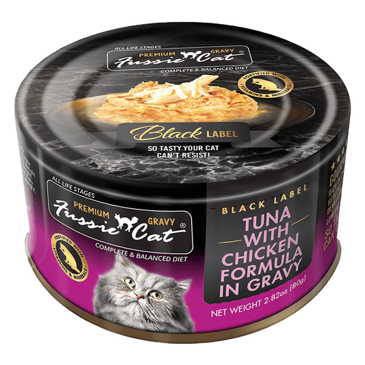 Fussie Cat Cans Black Label Tuna 2.8oz