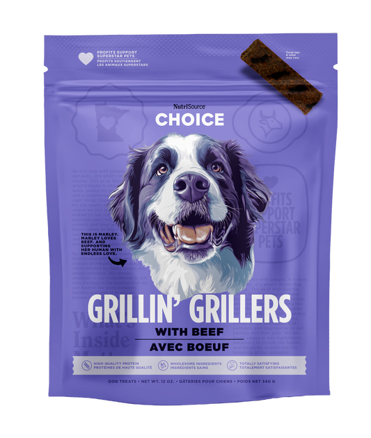 NutriSource Choice Beef Grillin Grillers