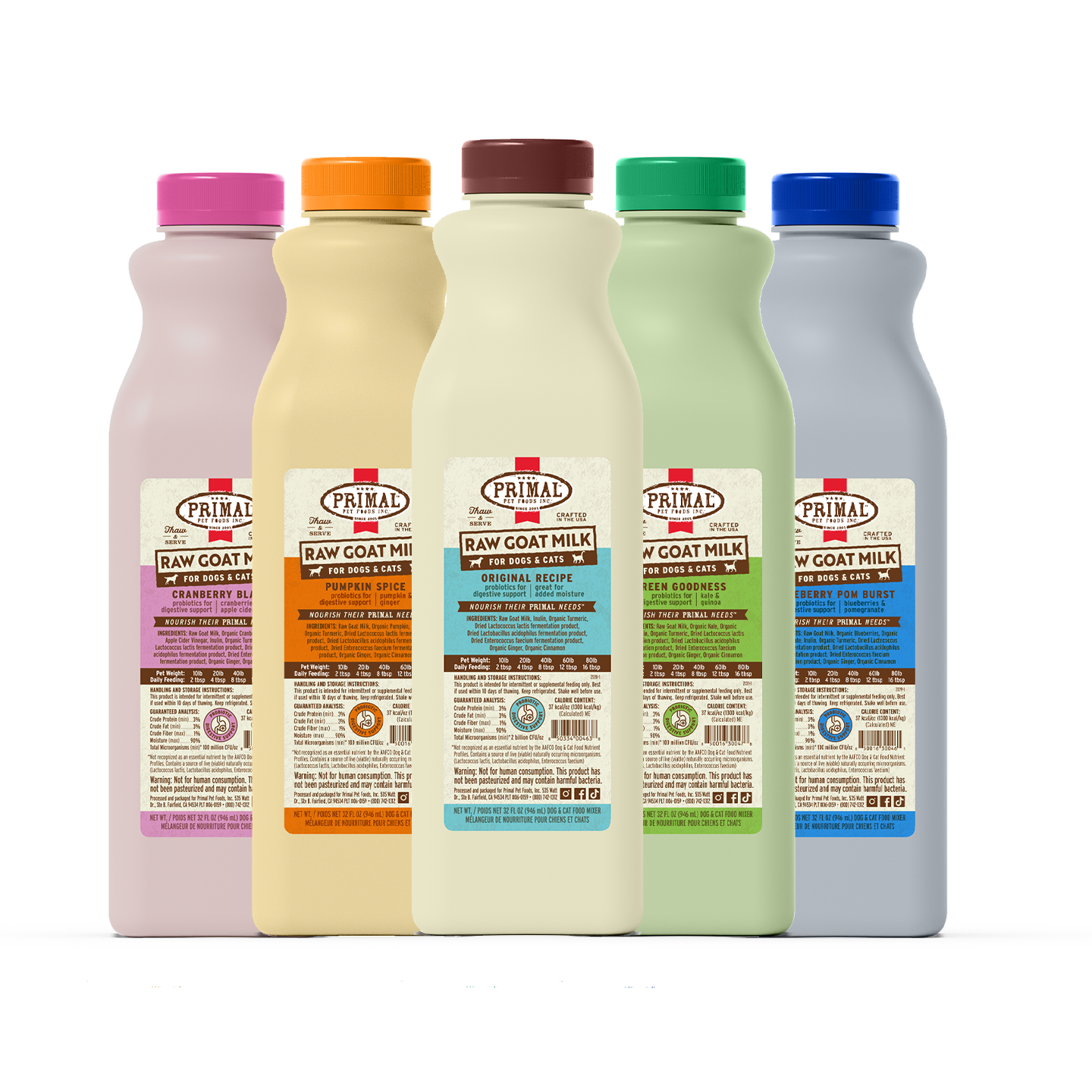 Primal Flavored Goat Milk 32oz
