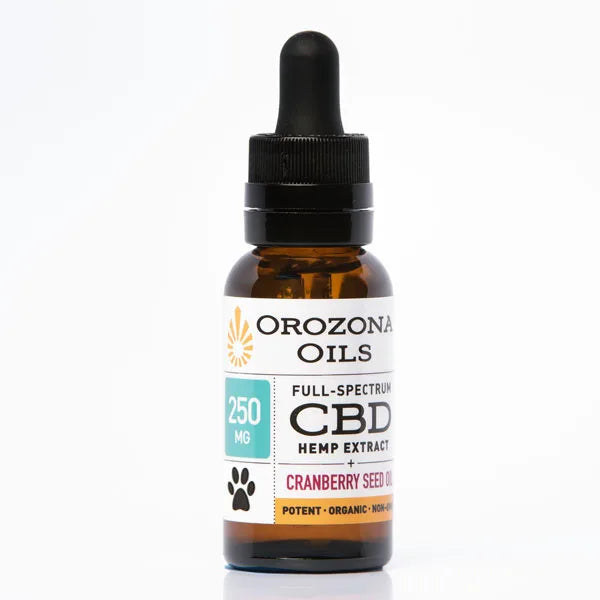 Orozona Oils Pet Hemp Extract with Cranberry Seed Oil