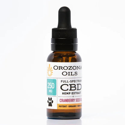 Orozona Oils Pet Hemp Extract with Cranberry Seed Oil