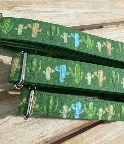 Green Western Cactus Dog Collar, Dixie Lane Collars