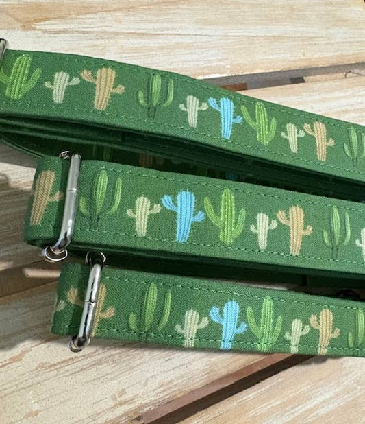 Green Western Cactus Dog Collar, Dixie Lane Collars