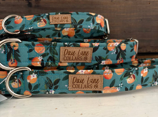 Peaches Floral Dog Collar, Dixie Lane Collars