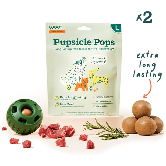 Woof Pupsicle Refill Pops Beef