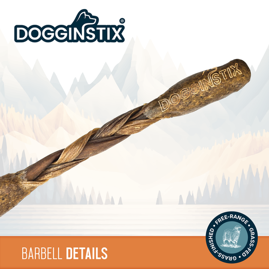 Doggin Stix Lamb Collagen Barbell