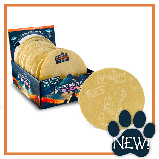 Doggin Stix Beef Collagen UFO Disc
