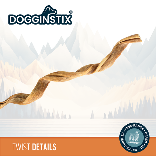 Doggin Stix Lamb Collagen Twist