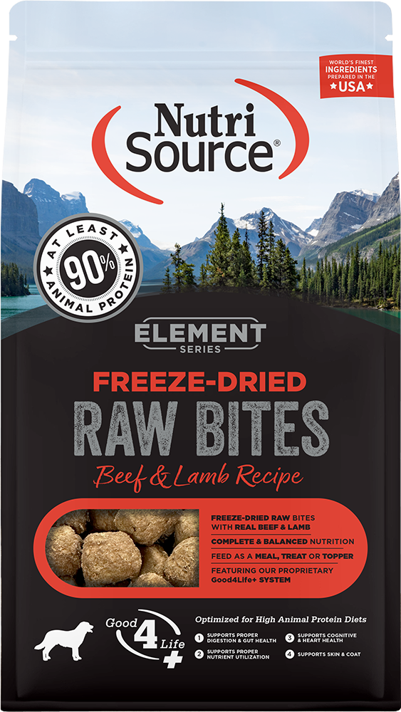 NutriSource Element Freeze Dried Beef & Lamb Bites