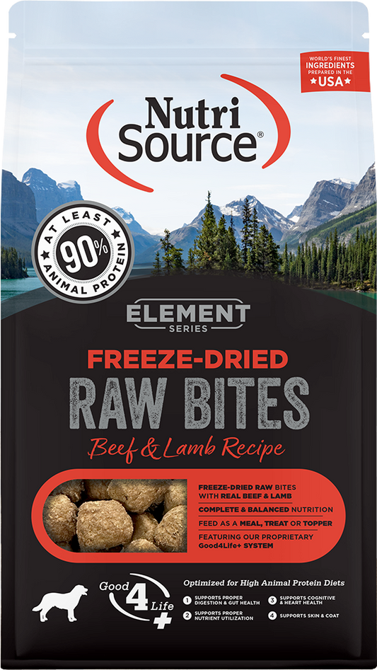 NutriSource Element Freeze Dried Beef & Lamb Bites