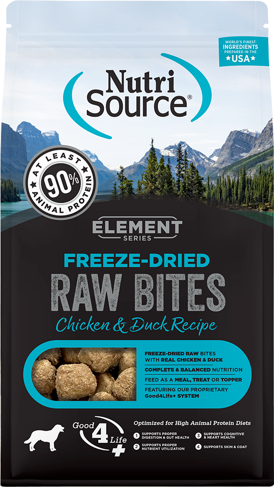 NutriSource Element Freeze Dried Chicken & Duck Bites