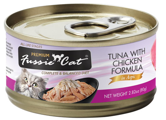 Fussie Cat Cans Premium Tuna 2.8oz