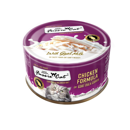 Fussie Cat Cans with Goat's Milk