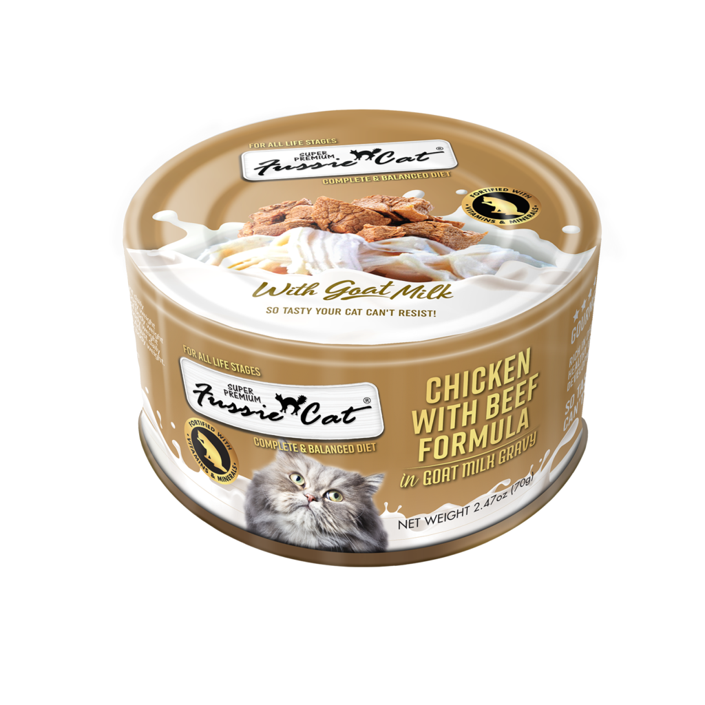 Fussie Cat Cans with Goat's Milk