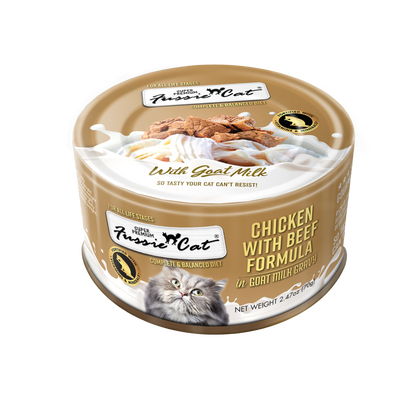 Fussie Cat Cans with Goat's Milk