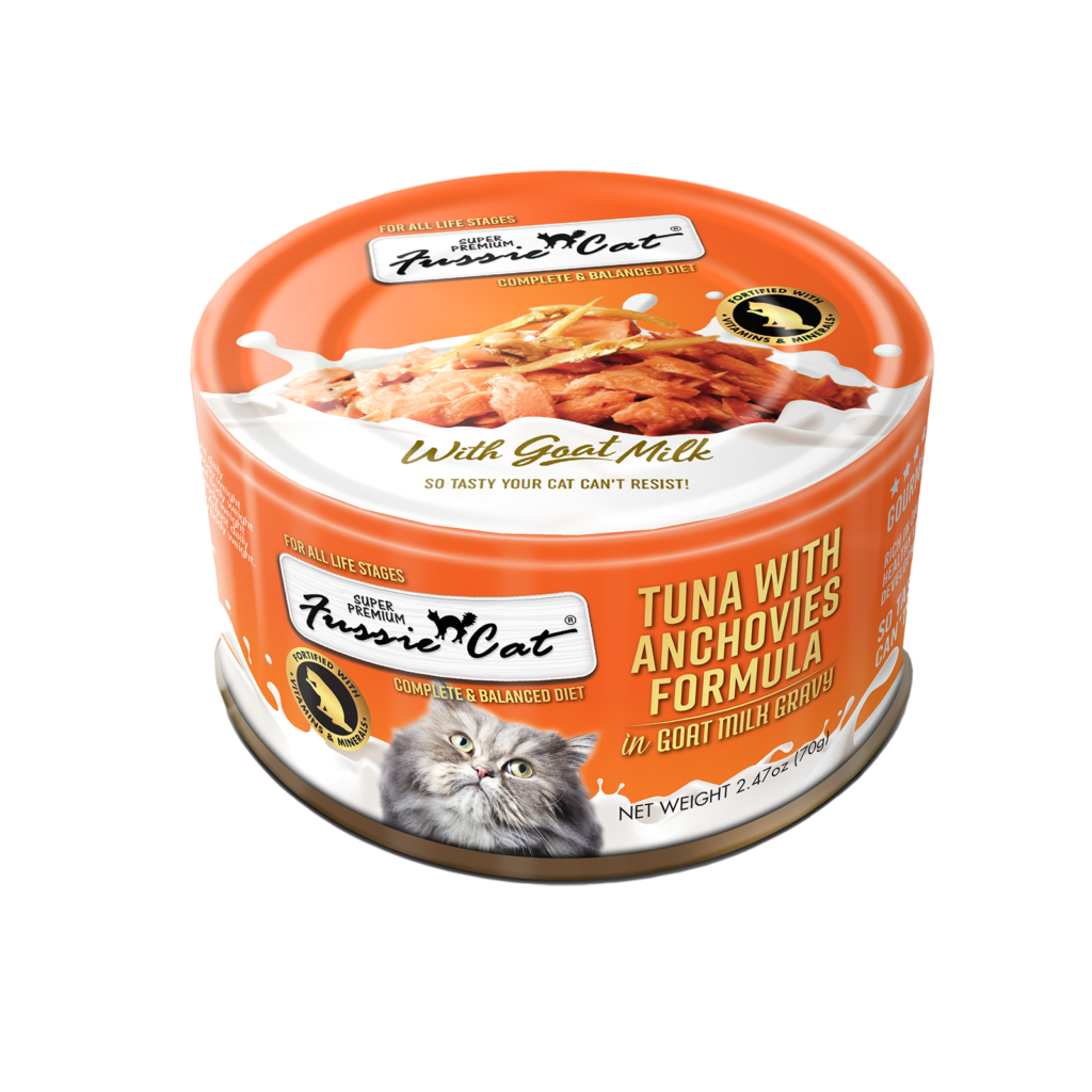 Fussie Cat Cans with Goat's Milk