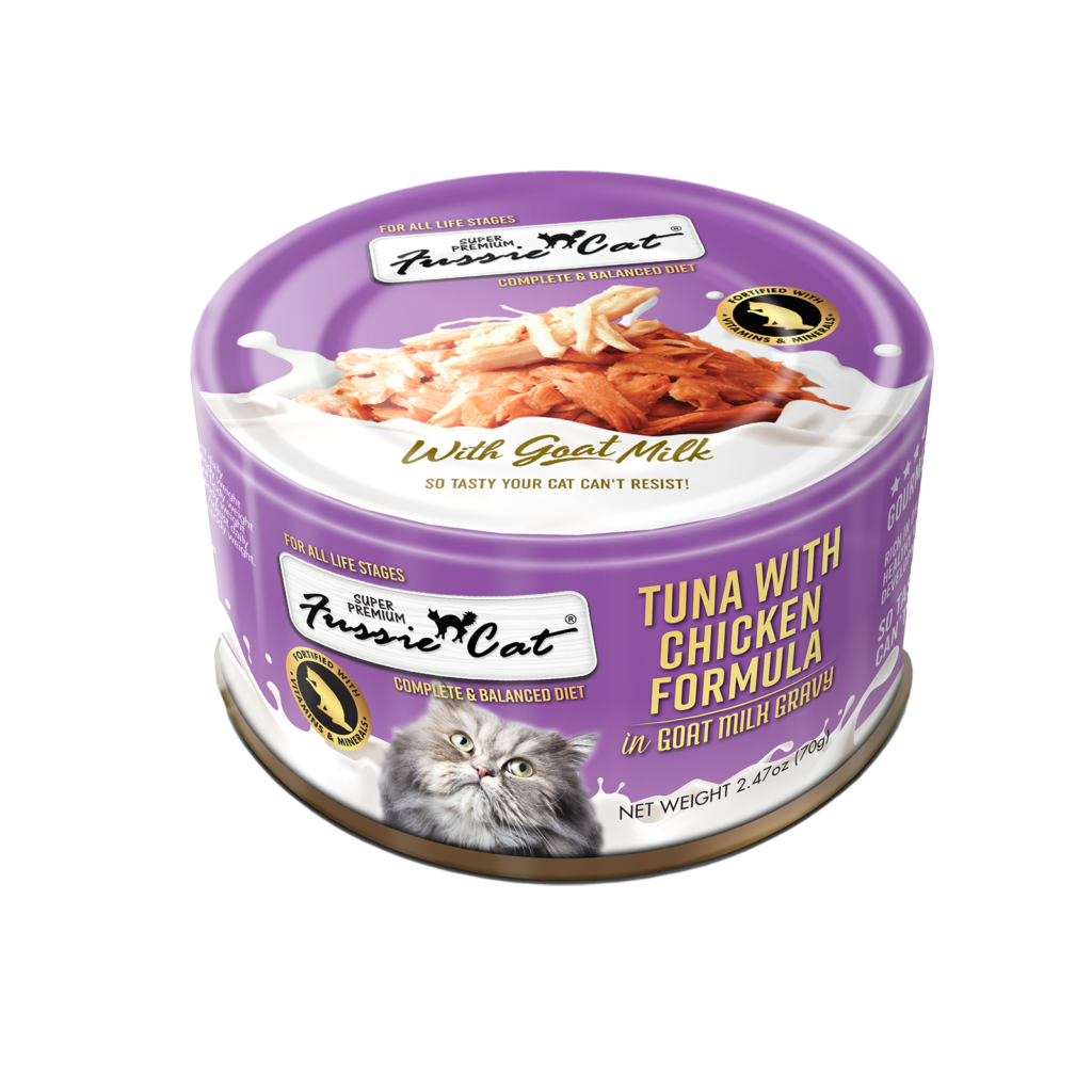 Fussie Cat Cans with Goat's Milk