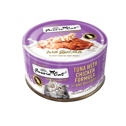 Fussie Cat Cans with Goat's Milk