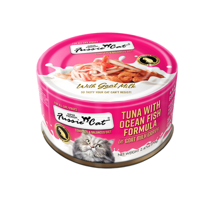 Fussie Cat Cans with Goat's Milk