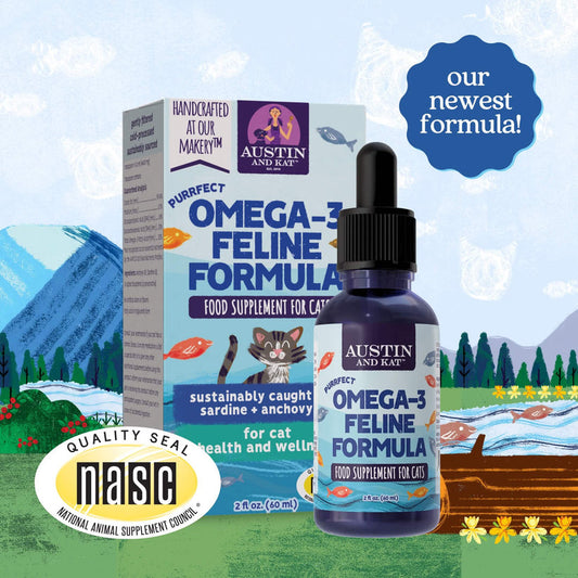 Austin & Kat Purrfect Omega 3 Feline 2oz