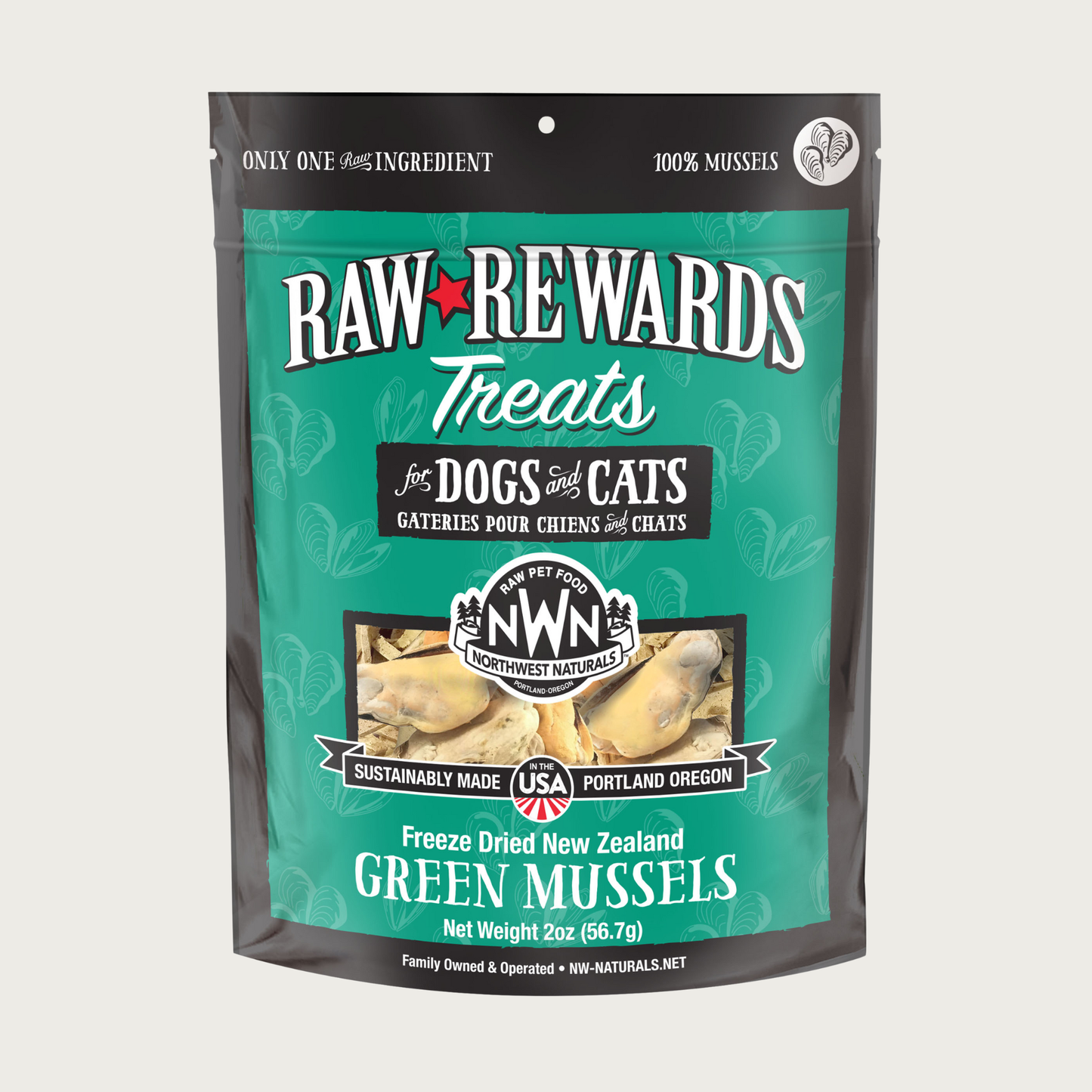 Northwest Naturals FD Green Lipped Mussel 2oz
