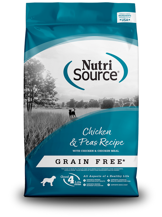 NutriSource Dog Grain Free Chicken &  Pea