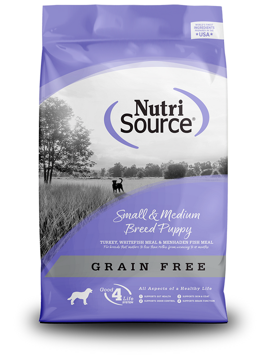 NutriSource Dog Grain Free Small & Medium Breed Puppy