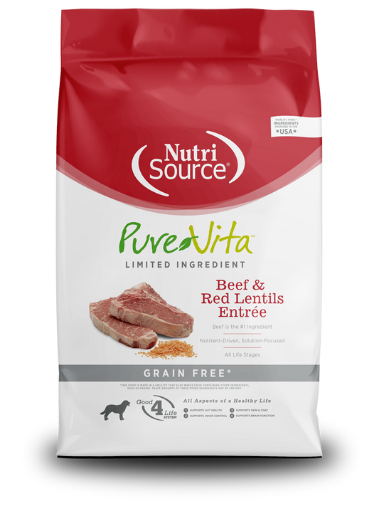 PureVita Grain Free Beef & Lentil