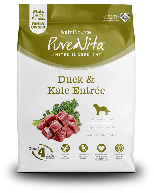 PureVita Grain Free Duck & Kale