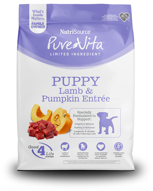 PureVita Grain Free Puppy Lamb & Pumpkin