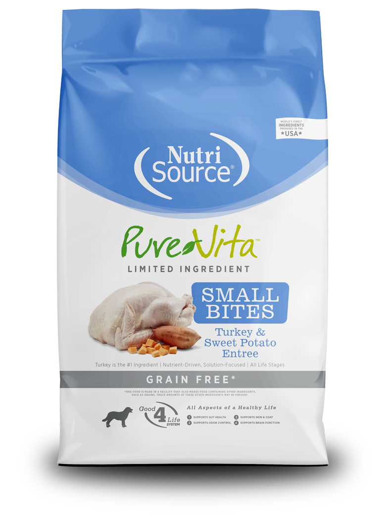 PureVita Grain Free Turkey & Sweet Potato Small Bites