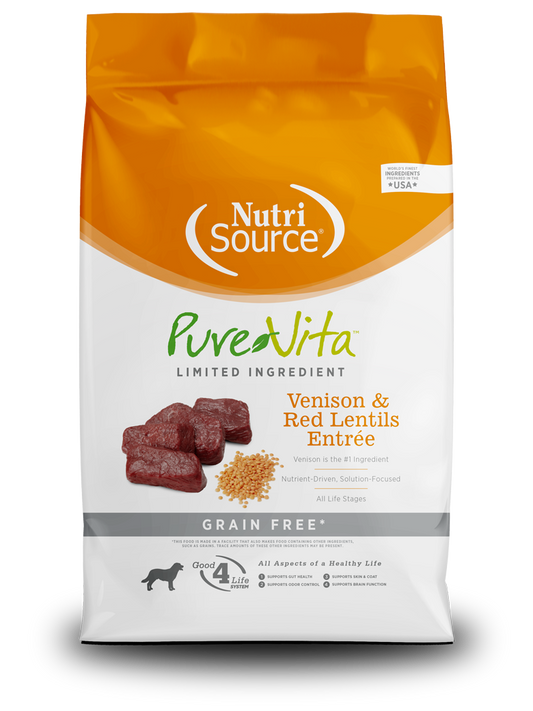 PureVita Grain Free Venison & Red Lentil