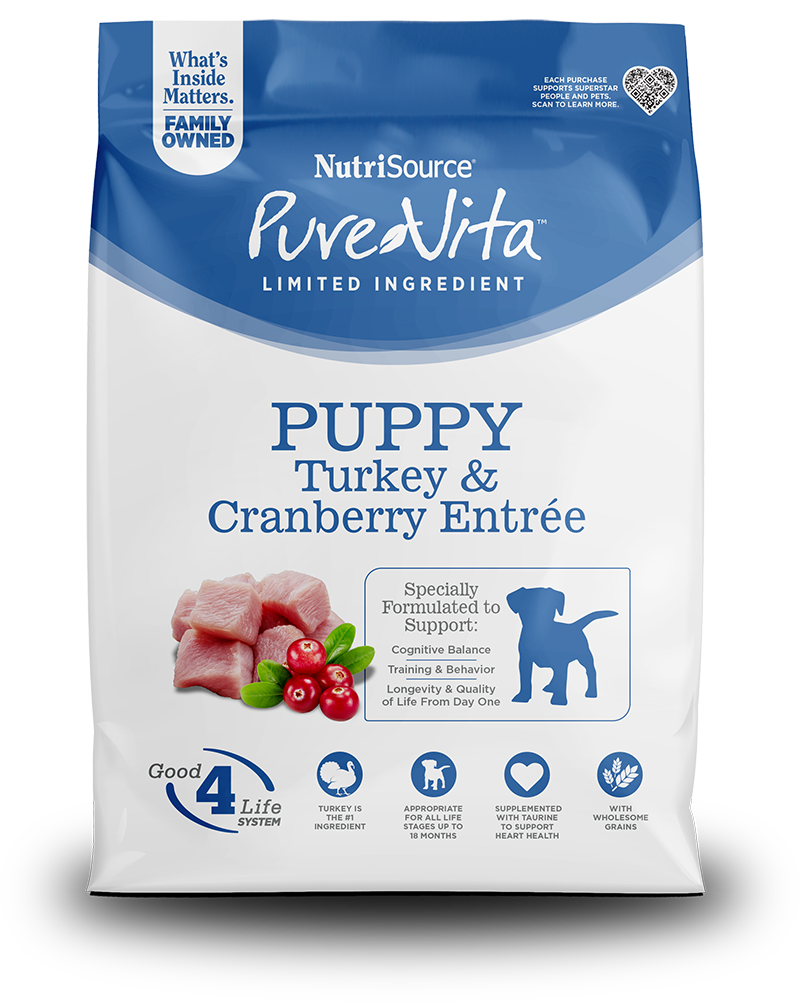 PureVita Puppy Turkey & Cranberry