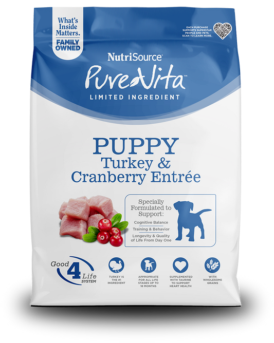 PureVita Puppy Turkey & Cranberry