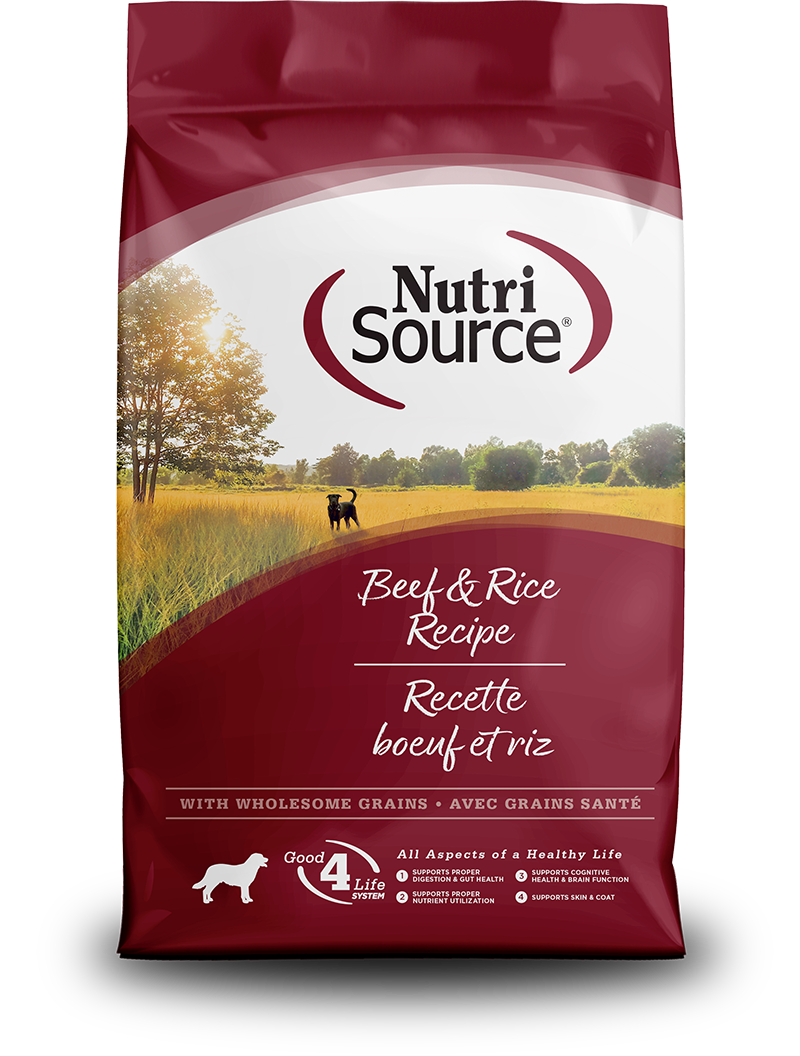 NutriSource Dog Beef & Brown Rice